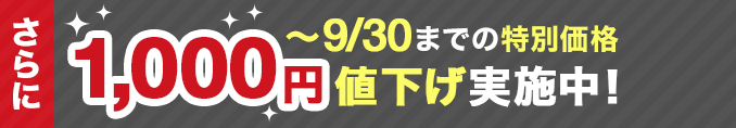 今だけ特別価格